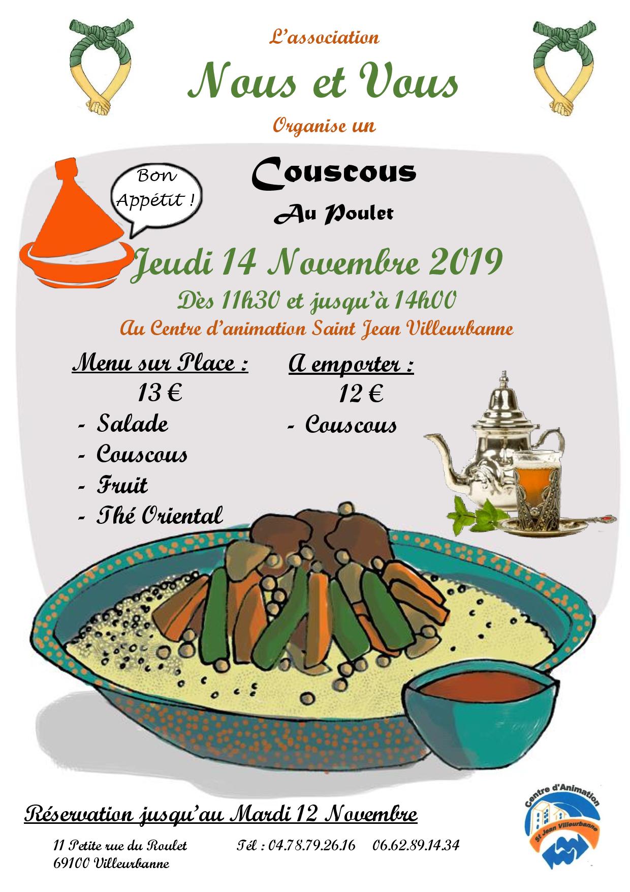 Affiche couscous nous et vous mai 2019