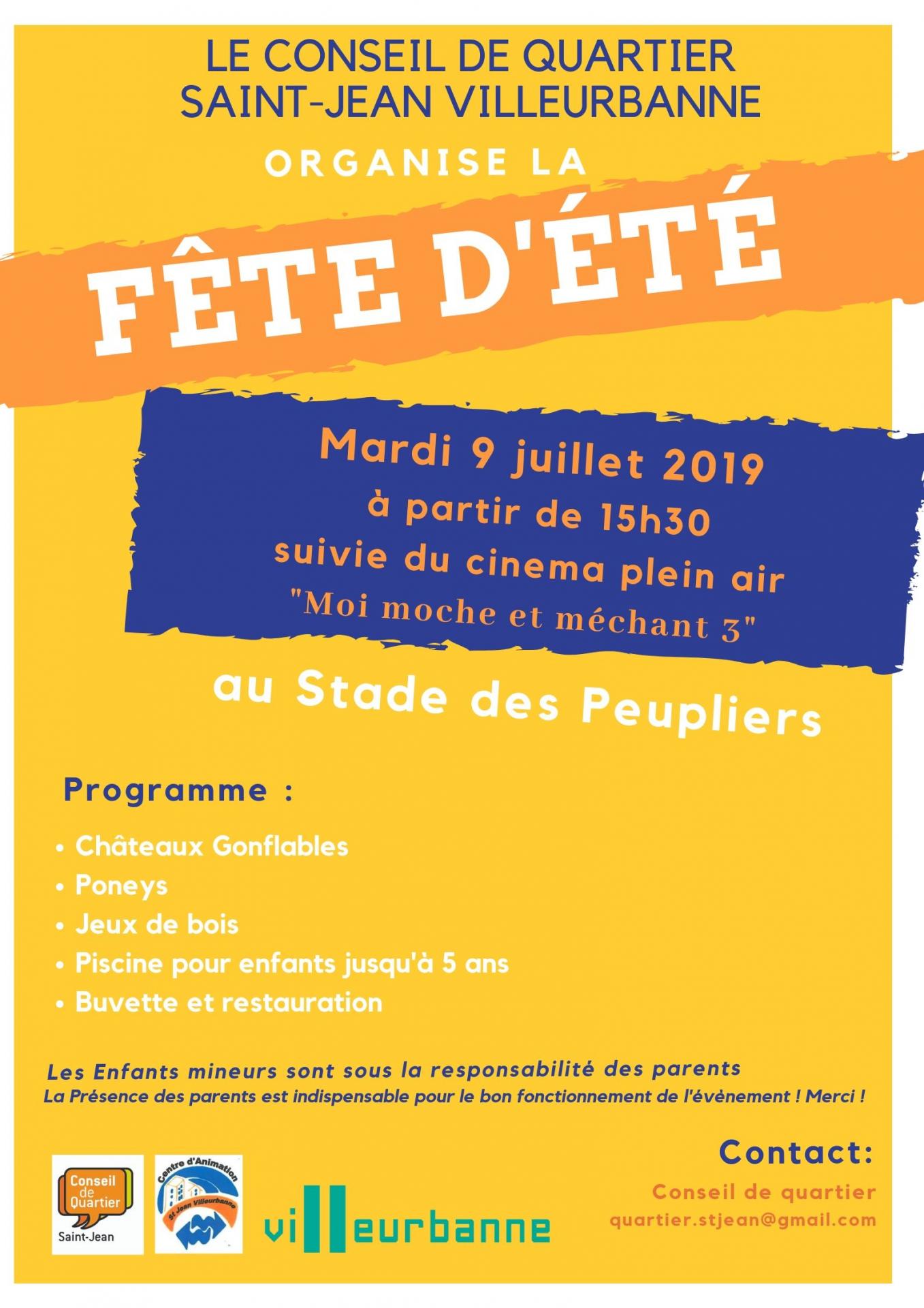 Fete dete conseil de quartier