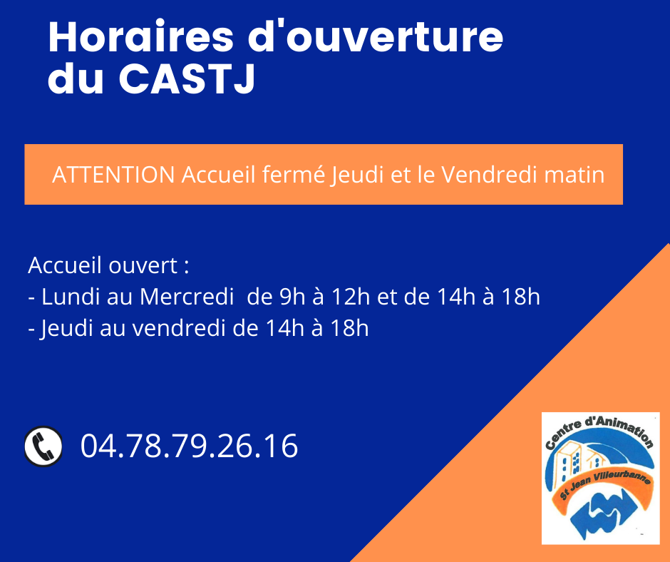 Horaire acceuil